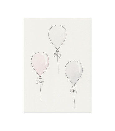 My mini label - Balloon Rosa A4